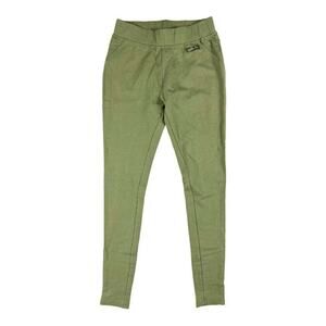 Matilda Jane Sandy Pants Leggings Lovely Leaves Green Small S
